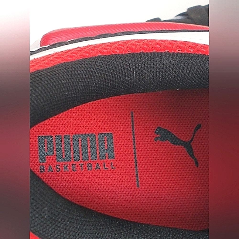 New w/o Box Puma Court Rider Chaos 'Chicago Bulls' Men's Basketball Shoes Sz.13 - Picture 8 of 14
